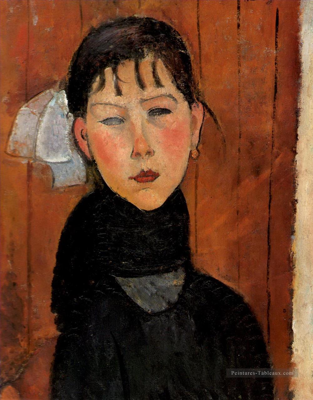 Marie fille du peuple 1918 Amedeo Modigliani Peintures à l'huile